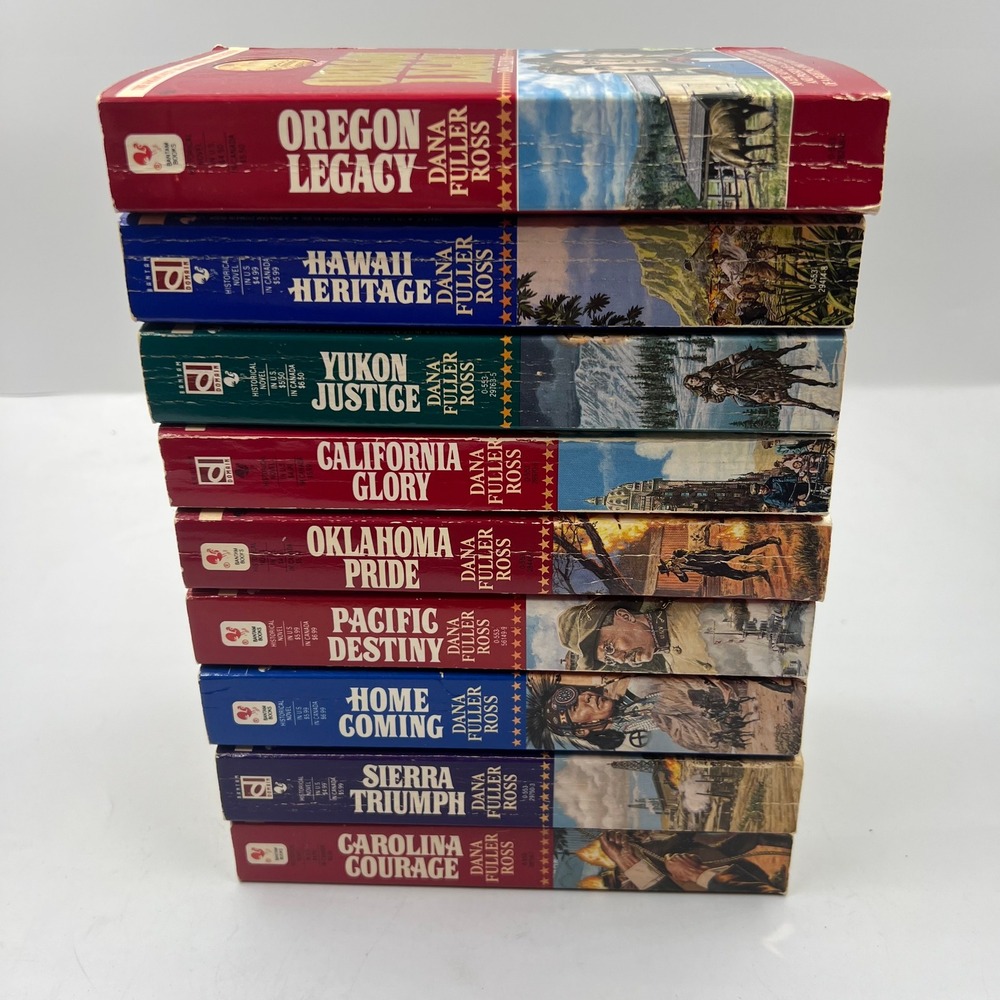 The Holts an American Dynasty Series Lot 9 Paperback Books by Dana Fuller Ross